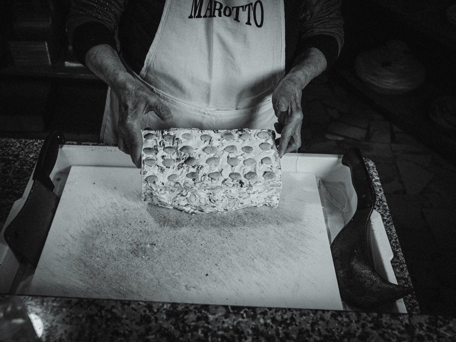 Torrone artigianale del Torronificio Marotto a Tonara, Sardegna